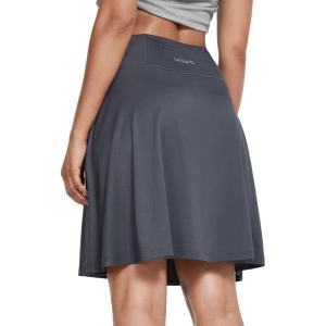 imagebaleaf Womens Skorts Skirts 20quot Knee Length Long Golf Sports Casual Skirts Modest with PocketsGrey