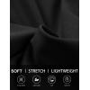 imagebaleaf Bermuda Shorts for Women High Waisted 7 Athletic Long Workout Running Shorts with 3 PocketsBlack