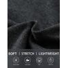 imagebaleaf Bermuda Shorts for Women High Waisted 7 Athletic Long Workout Running Shorts with 3 PocketsDark Gray