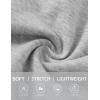 imagebaleaf Bermuda Shorts for Women High Waisted 7 Athletic Long Workout Running Shorts with 3 PocketsLight Gray