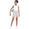 imagebaleaf Bermuda Shorts for Women High Waisted 7 Athletic Long Workout Running Shorts with 3 PocketsLight Gray
