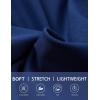 imagebaleaf Bermuda Shorts for Women High Waisted 7 Athletic Long Workout Running Shorts with 3 PocketsNavy