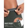 imagebaleaf Bermuda Shorts for Women High Waisted 7 Athletic Long Workout Running Shorts with 3 PocketsOlive Green