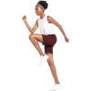 imagebaleaf Bermuda Shorts for Women High Waisted 7 Athletic Long Workout Running Shorts with 3 PocketsWine