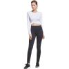 imagebaleaf Long Sleeve Workout Tops for Women Running Athletic Shirts Active Quick Dry Lightweight Moisture WickingAwhite