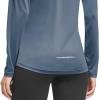 imagebaleaf Long Sleeve Workout Tops for Women Running Athletic Shirts Active Quick Dry Lightweight Moisture WickingGrey
