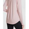imagebaleaf Long Sleeve Workout Tops for Women Running Athletic Shirts Active Quick Dry Lightweight Moisture WickingPinkpleated