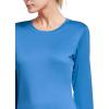 imagebaleaf Long Sleeve Workout Tops for Women Running Athletic Shirts Active Quick Dry Lightweight Moisture WickingRoyal Blue