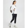 imagebaleaf Long Sleeve Workout Tops for Women Running Athletic Shirts Active Quick Dry Lightweight Moisture WickingWhitepleated
