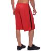 imagebaleaf Mens Basketball Shorts Long with Zipper Pockets Quick Dry Workout Training Drawstrings 11quotRed