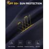 imagebaleaf Mens Long Sleeve Running Shirts Sun Protection UV UPF 50 T Shirts Workout Athletic Gym Quick Dry Zip PocketNavy