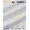 imagebaleaf Mens Long Sleeve Running Shirts Sun Protection UV UPF 50 T Shirts Workout Athletic Gym Quick Dry Zip PocketWhite