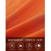 imagebaleaf Mens Long Sleeve Running Shirts with Thumbholes Quick Dry Athletic Shirt Workout Training TopOrange