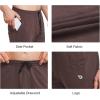imagebaleaf Mens Sweatpants Casual Lounge Cotton Pajama Yoga Pants Open Bottom Straight Leg Male Sweat Pants with PocketsAbrown