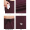 imagebaleaf Mens Sweatpants Casual Lounge Cotton Pajama Yoga Pants Open Bottom Straight Leg Male Sweat Pants with PocketsAwine Red