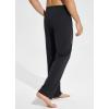 imagebaleaf Mens Sweatpants Casual Lounge Cotton Pajama Yoga Pants Open Bottom Straight Leg Male Sweat Pants with PocketsBcharcoalzipper Pocket