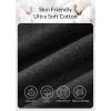imagebaleaf Mens Sweatpants Casual Lounge Cotton Pajama Yoga Pants Open Bottom Straight Leg Male Sweat Pants with PocketsBcharcoalzipper Pocket
