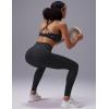 imagebaleaf Sweatleaf Womens Adjustable Sports Bras Crisscross Back Padded High Support Yoga Workout Running BraBlack
