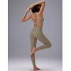 imagebaleaf Sweatleaf Womens Adjustable Sports Bras Crisscross Back Padded High Support Yoga Workout Running BraKhaki