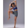 imagebaleaf Sweatleaf Womens Biker Shorts 5quot High Waist Tummy Control Butt Lifting Yoga Workout Running Spandex Short PantsDark Gray