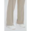 imagebaleaf Womens 21quot 30quot Wide Leg Pants Capris Athletic Casual with Pockets Drawstring Quick Dry Walking Workout UPF5030 Pantsbrown