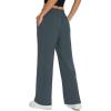 imagebaleaf Womens 21quot 30quot Wide Leg Pants Capris Athletic Casual with Pockets Drawstring Quick Dry Walking Workout UPF5030 Pantsgrey