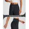 imagebaleaf Womens Business Casual Pants Stretch Travel Pants On Airplane with Zipper Pockets Dressy Slacks Golf Work Pull onBlack