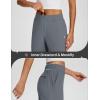 imagebaleaf Womens Business Casual Pants Stretch Travel Pants On Airplane with Zipper Pockets Dressy Slacks Golf Work Pull onGrey