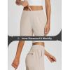 imagebaleaf Womens Business Casual Pants Stretch Travel Pants On Airplane with Zipper Pockets Dressy Slacks Golf Work Pull onKhaki
