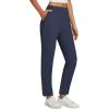 imagebaleaf Womens Business Casual Pants Stretch Travel Pants On Airplane with Zipper Pockets Dressy Slacks Golf Work Pull onNavy