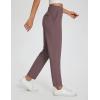 imagebaleaf Womens Business Casual Pants Stretch Travel Pants On Airplane with Zipper Pockets Dressy Slacks Golf Work Pull onTrip Brown