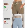 imagebaleaf Womens Fleece Lined Leggings High Waisted Water Resistant Winter Warm Running Thermal Pants Zipper PocketBrown