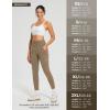 imagebaleaf Womens Fleece Lined Leggings High Waisted Water Resistant Winter Warm Running Thermal Pants Zipper PocketBrown