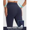 imagebaleaf Womens Fleece Lined Leggings High Waisted Water Resistant Winter Warm Running Thermal Pants Zipper PocketNavy