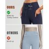 imagebaleaf Womens Fleece Lined Leggings High Waisted Water Resistant Winter Warm Running Thermal Pants Zipper PocketNavy