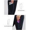 imagebaleaf Womens High Waist Leggings with Pocket Hiking Pants Tummy Control 3 Pocket for Athletic Outdoor RunningBlack