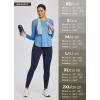 imagebaleaf Womens High Waist Leggings with Pocket Hiking Pants Tummy Control 3 Pocket for Athletic Outdoor RunningNavy