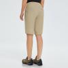 imagebaleaf Womens Hiking Long Shorts 9quot11quot Quick Dry Hiking Bermuda Cargo for Curvy Lightweight Knee Length Shorts Pockets11 Inch Khaki