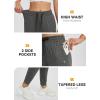 imagebaleaf Womens Joggers Pants Ultra Soft Comfy Sweat Pants Running Athletic Lounge Relaxed Fit Tapered Leg with PocketsDark Gray
