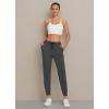 imagebaleaf Womens Joggers Pants Ultra Soft Comfy Sweat Pants Running Athletic Lounge Relaxed Fit Tapered Leg with PocketsHeather Black