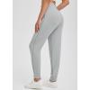 imagebaleaf Womens Joggers Pants Ultra Soft Comfy Sweat Pants Running Athletic Lounge Relaxed Fit Tapered Leg with PocketsLight Gray