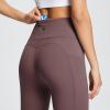 imagebaleaf Womens Leggings with Pockets Tummy Control Workout High Waisted Athletic Running 78 Ultra Soft Gym Yoga Ankle PantsDark Brown