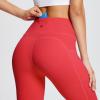 imagebaleaf Womens Leggings with Pockets Tummy Control Workout High Waisted Athletic Running 78 Ultra Soft Gym Yoga Ankle PantsFiery Red