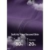 imagebaleaf Womens Leggings with Pockets Tummy Control Workout High Waisted Athletic Running 78 Ultra Soft Gym Yoga Ankle PantsShadow Purple