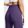 imagebaleaf Womens Leggings with Pockets Tummy Control Workout High Waisted Athletic Running 78 Ultra Soft Gym Yoga Ankle PantsShadow Purple