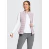 imagebaleaf Womens Lightweight Warm Puffer Vest Running Winter Hybrid Sleeveless Quilted Water Resistant JacketLight Purple