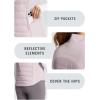imagebaleaf Womens Lightweight Warm Puffer Vest Running Winter Hybrid Sleeveless Quilted Water Resistant JacketLight Purple
