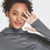 imagebaleaf Womens Long Sleeve Rash Guard with Face Cover UPF 50 Swim Shirts Sun Hoddie Lightweight Quick Dry Hiking Tops02dark Gray