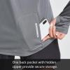 imagebaleaf Womens Long Sleeve Rash Guard with Face Cover UPF 50 Swim Shirts Sun Hoddie Lightweight Quick Dry Hiking Tops02dark Gray