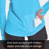 imagebaleaf Womens Long Sleeve Rash Guard with Face Cover UPF 50 Swim Shirts Sun Hoddie Lightweight Quick Dry Hiking TopsBlue